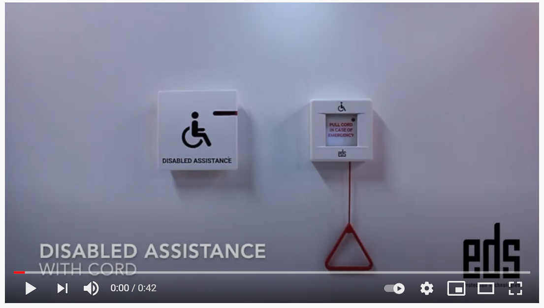 Wireless Disabled Asistance with Cord for WC Emergency Conditions / EDA-T Series