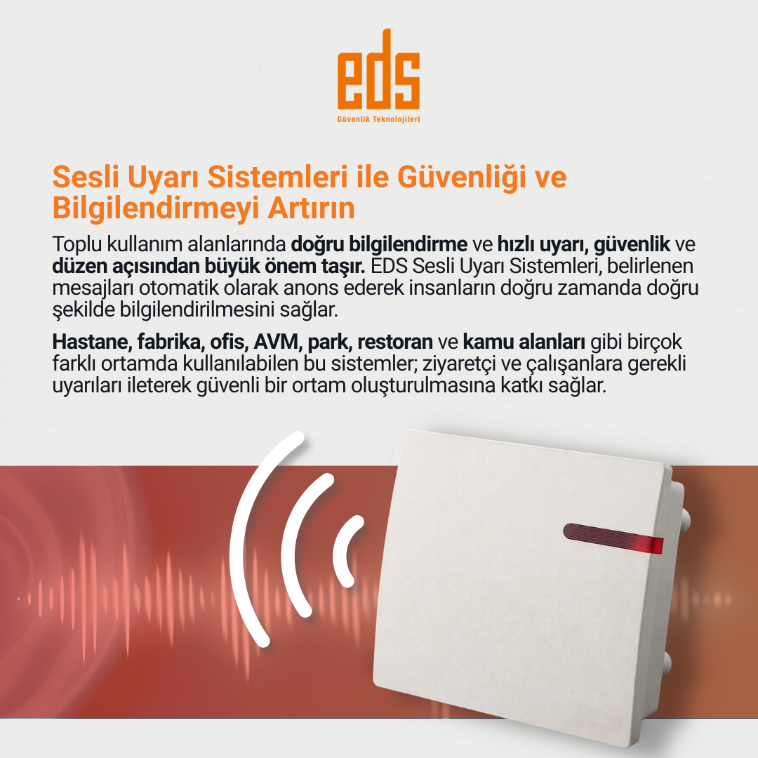 Sesli Uyarı Sistemleri ile Güvenliği ve Bilgilendirmeyi Artırın