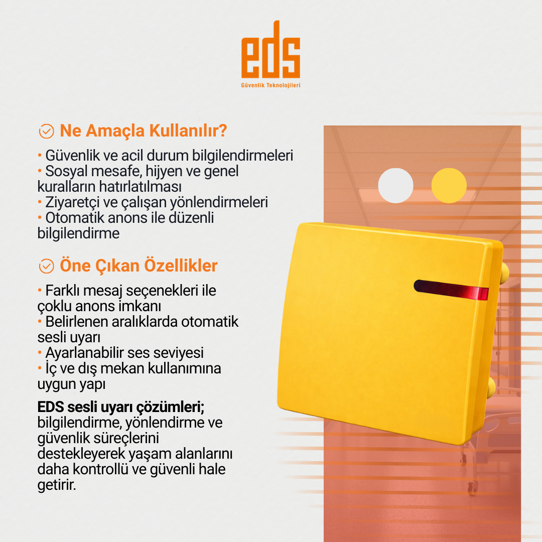 Sesli Uyarı Sistemleri ile Güvenliği ve Bilgilendirmeyi Artırın