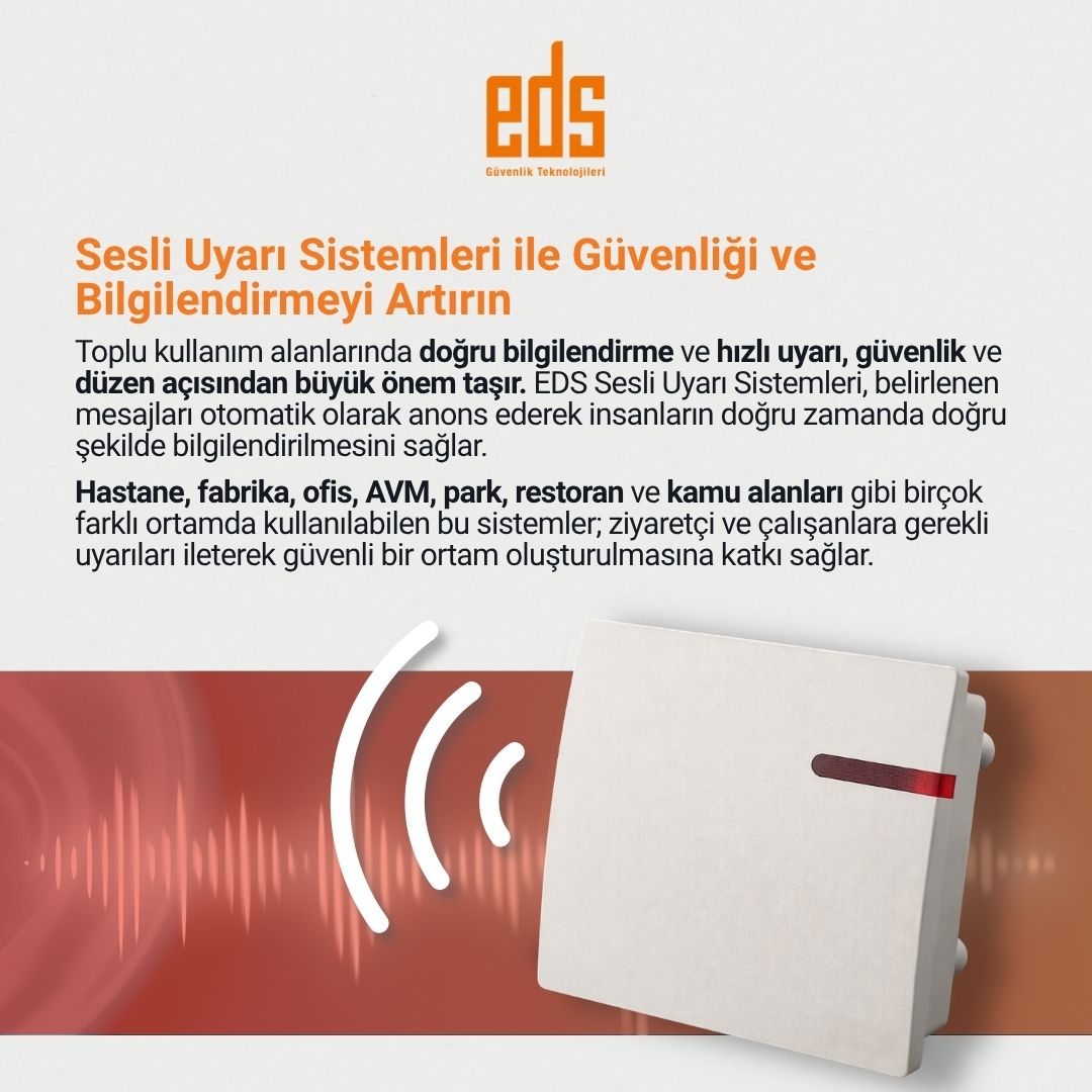 Sesli Uyarı Sistemleri ile Güvenliği ve Bilgilendirmeyi Artırın